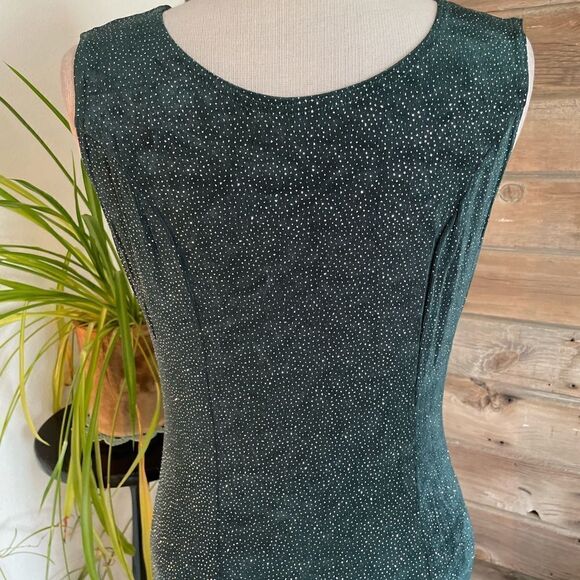 Green Land Sparkly Green Maxi Dress Size L EUC - Picture 6 of 8